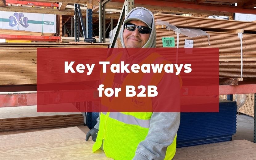 KT's for B2b Simple (3) B2B hardware retail worker