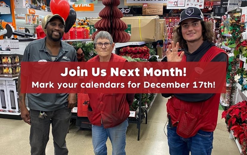 hardware employees smiling in their store