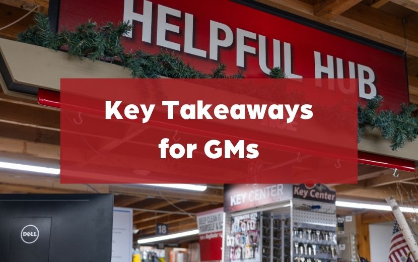 helpful hub in a hardware store