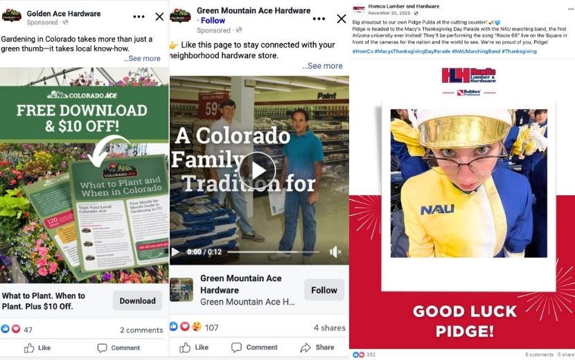 top performing social media posts for hardware stores