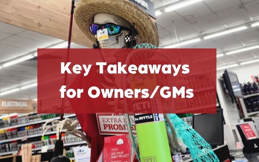 key takeaways for hardware store owners & GMs