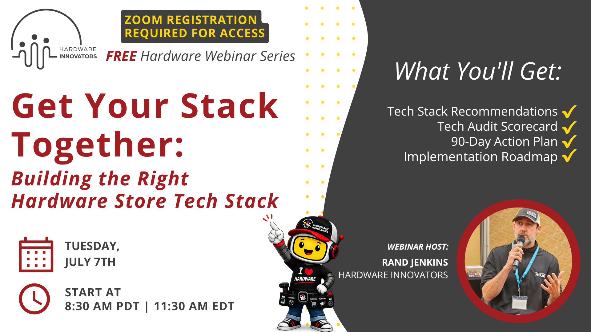 MMGHI July 2026 Webinar: Get Your Stack Together: Building the Right Hardware Store Tech Stack