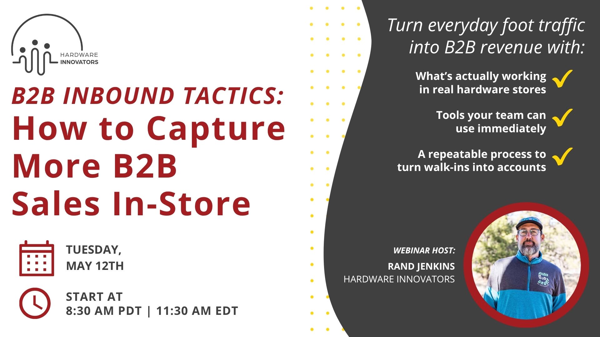 May 2026 hardware retail webinar