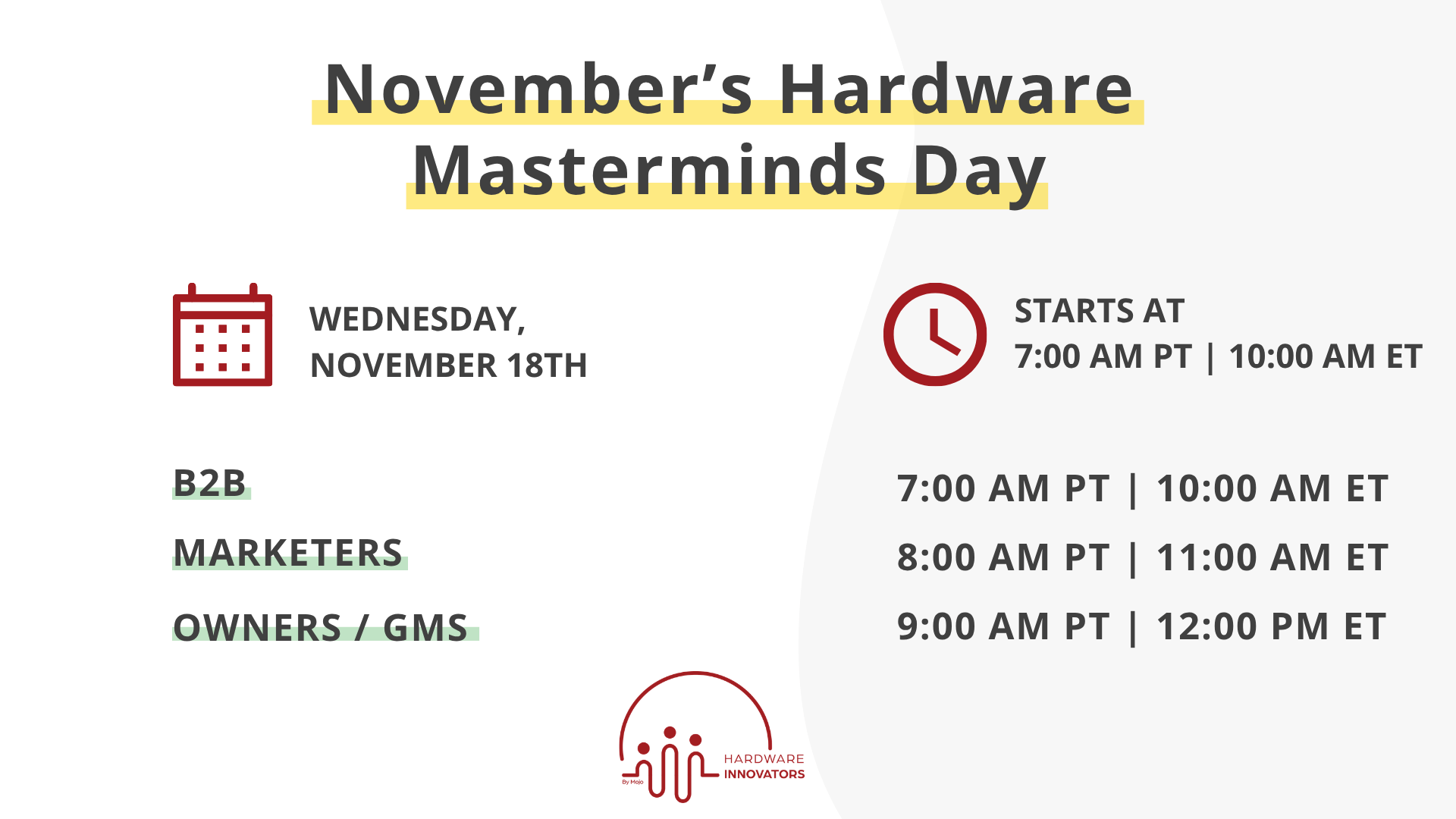 November mastermind