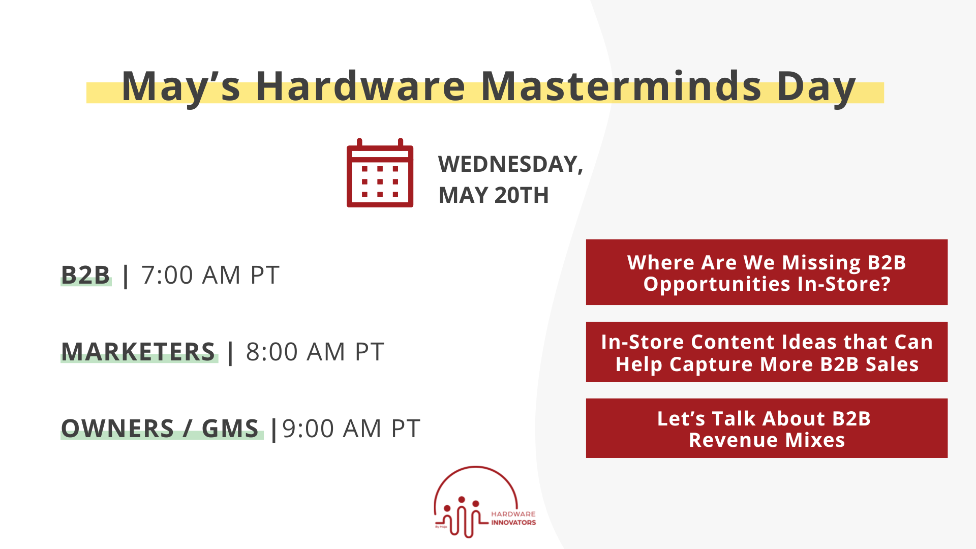 may mastermind topics