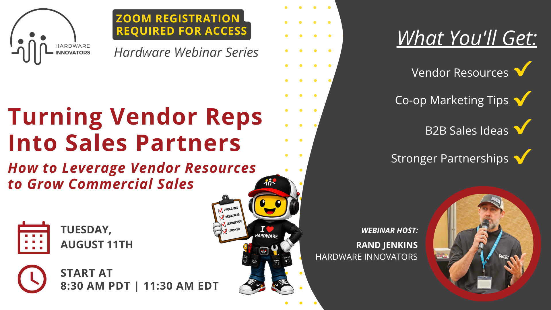 Turning Vendor Reps Into Sales Partners: How to Leverage Vendor Resources to Grow Commercial Sales